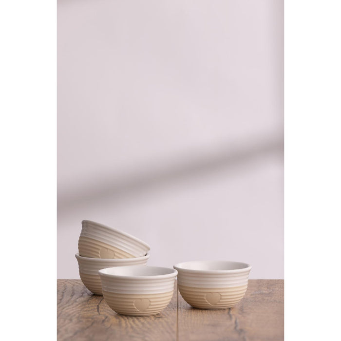 MASON CASH Rustic Charm, Herz Set aus vier kleinen Schalen