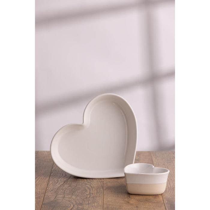 MASON CASH Rustic Charm, Herz  Auflaufform, 14cm