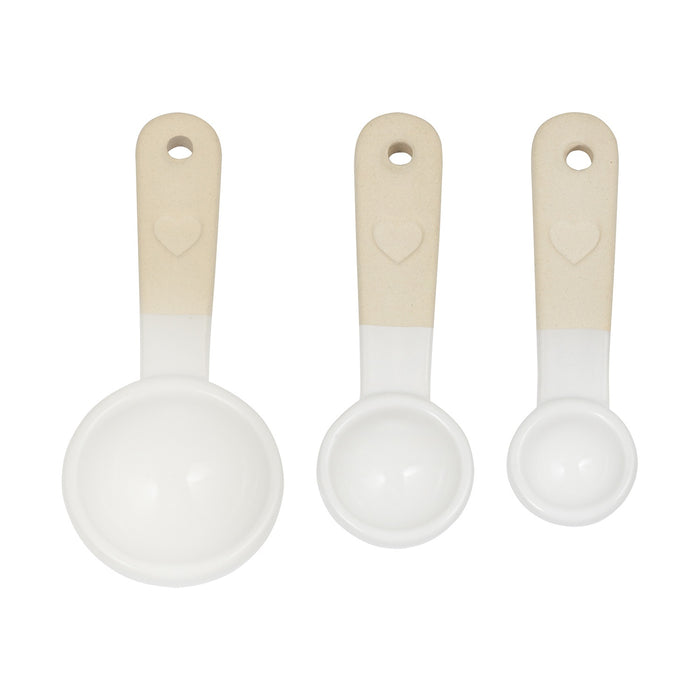 MASON CASH Rustic Charm, Herz Set aus drei Messlöffeln