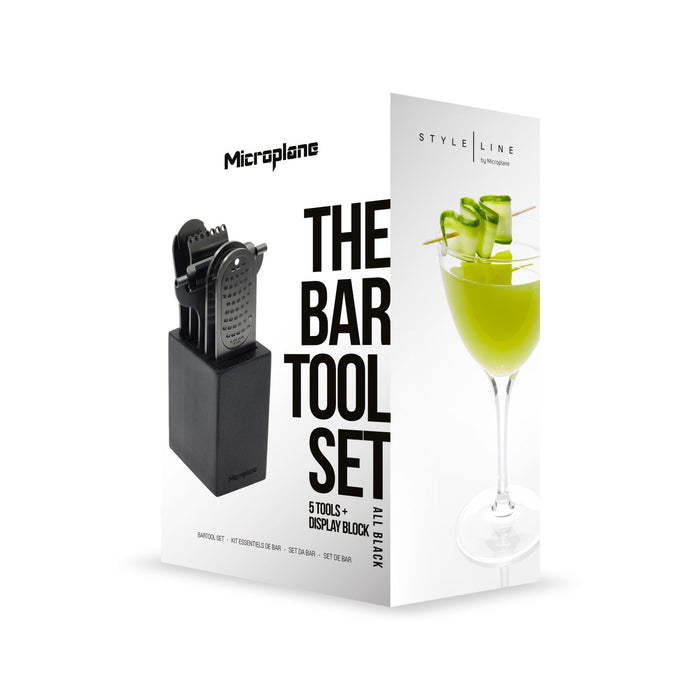 Microplane STYLE LINE  Bar Tool Set 6-Piece Schwarz