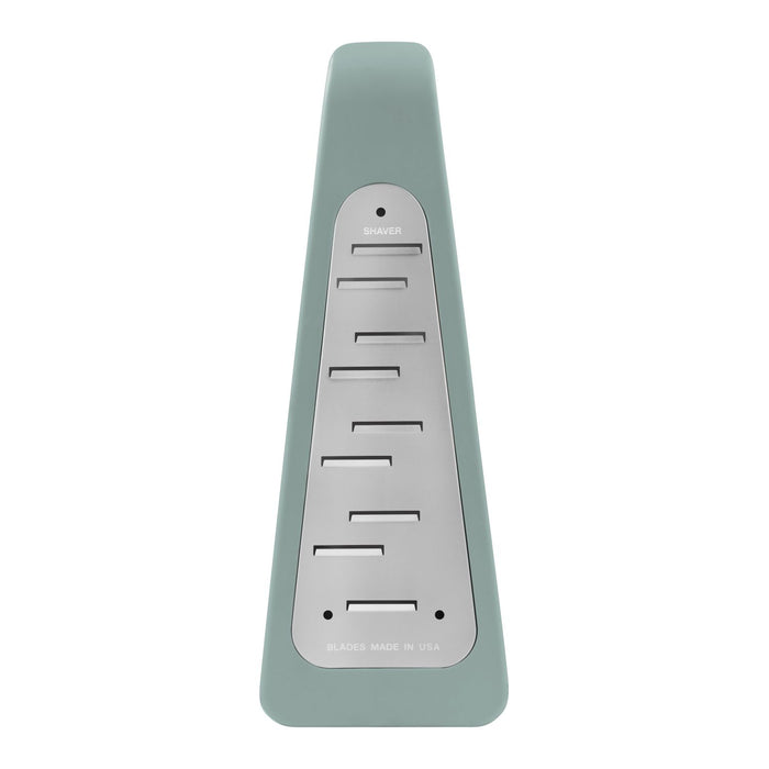 Microplane Box Grater PureCut Eucalyptus Grün