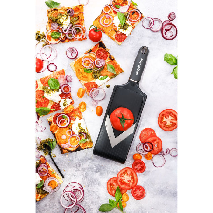 Microplane - Verstellbarer V-Hobel - Pure Cut Anthrazit Grau