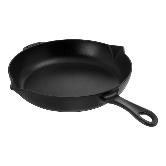 STAUB Bratpfanne, 26 cm | Schwarz | rund | Gusseisen