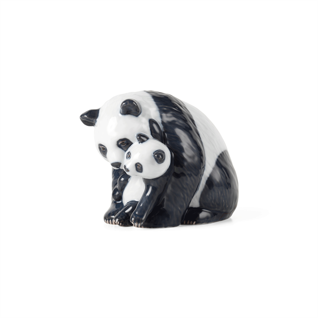 Royal Copenhagen Figurines Panda With Cub 13cm