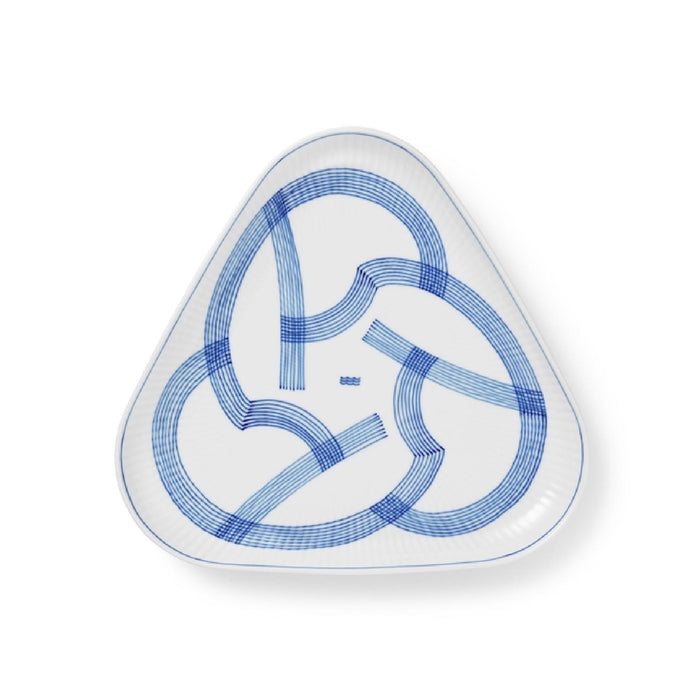 Royal Copenhagen Motif Dreieckige Schale 23cm