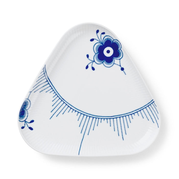 Royal Copenhagen Blue Fluted Dreiecksschale 23cm