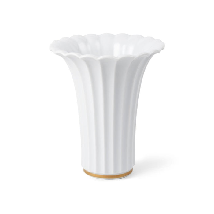 Royal Copenhagen Golden Christmas Weihnachtsvase mit Goldrand 23cm