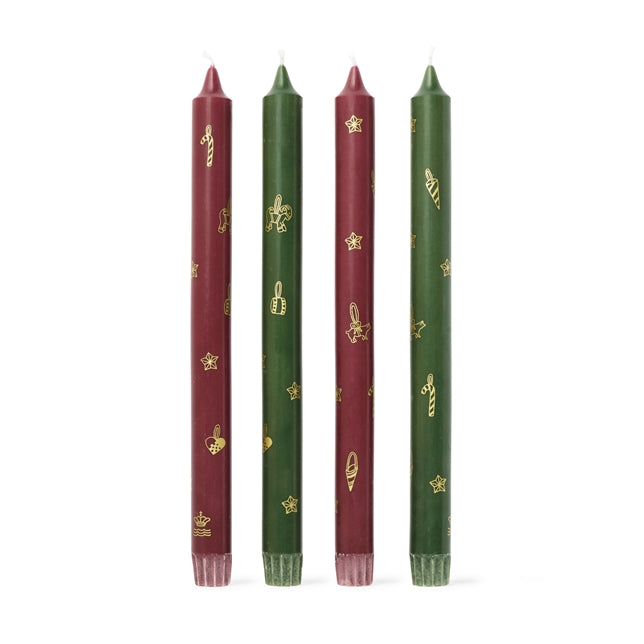 Royal Copenhagen Star Fluted Kerzen, 28 cm, 4 Stk.