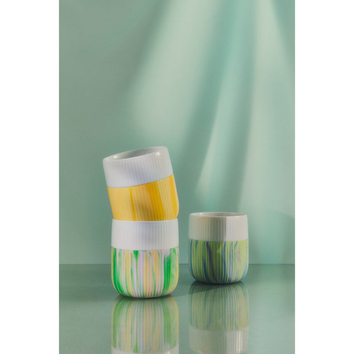 Royal Copenhagen Fluted Contrast Marble Becher, Bright Sun, 35 cl