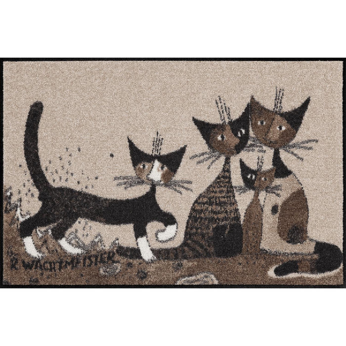 Efia Serafino & Friends Wachtmeister Lifestyle Fußmatte, 50 x 75 cm