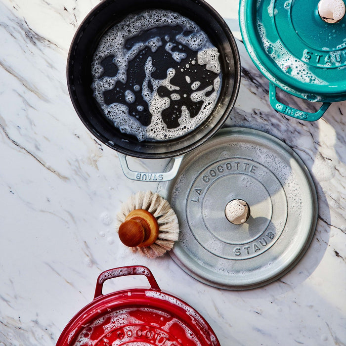 STAUB Cocotte, 24 cm | Graphit-Grau | rund | Gusseisen