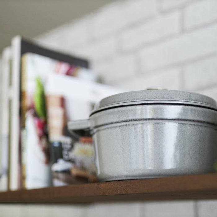 STAUB Cocotte, 24 cm | Graphit-Grau | rund | Gusseisen