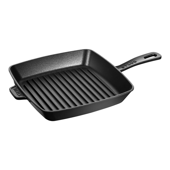 STAUB American Grill, 26 cm | Schwarz | quadratisch | Gusseisen