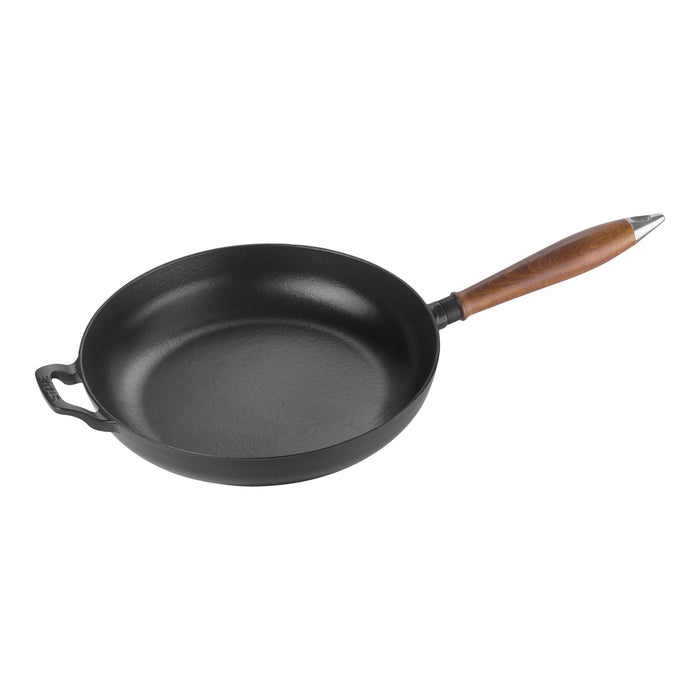 STAUB Bratpfanne, 28 cm | Schwarz | rund | Gusseisen