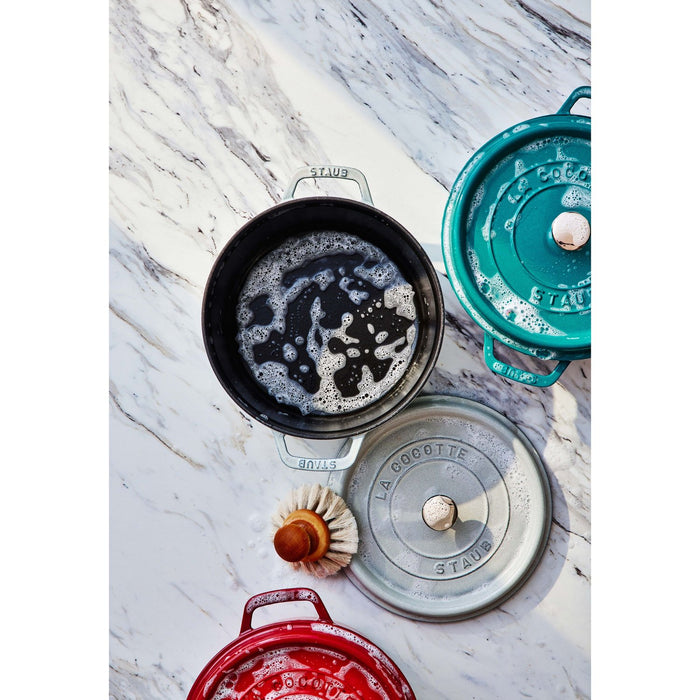 STAUB Cocotte, 22 cm | Graphit-Grau | rund | Gusseisen