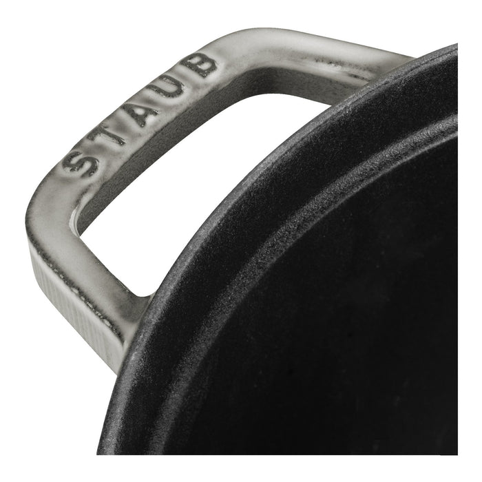 STAUB Cocotte, 30 cm | Graphit-Grau | rund | Gusseisen