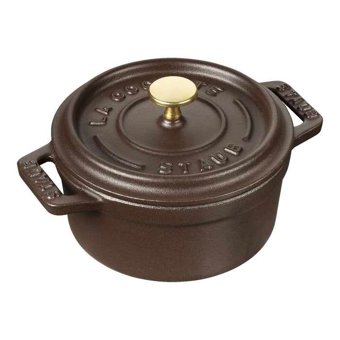 STAUB Mini Cocotte, 10 cm | Chocolate | rund | Gusseisen