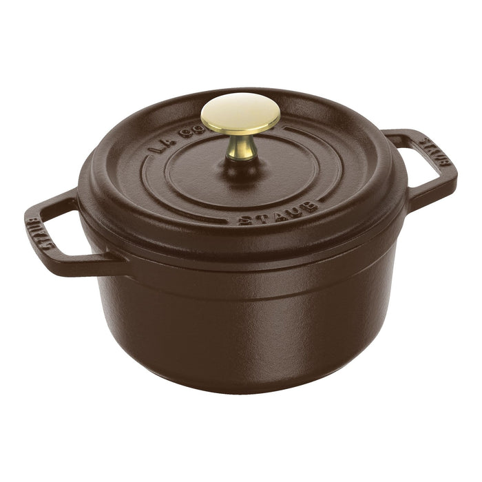 STAUB Cocotte, 16 cm | Chocolate | rund | Gusseisen