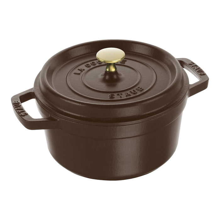 STAUB Cocotte, 18 cm | Chocolate | rund | Gusseisen