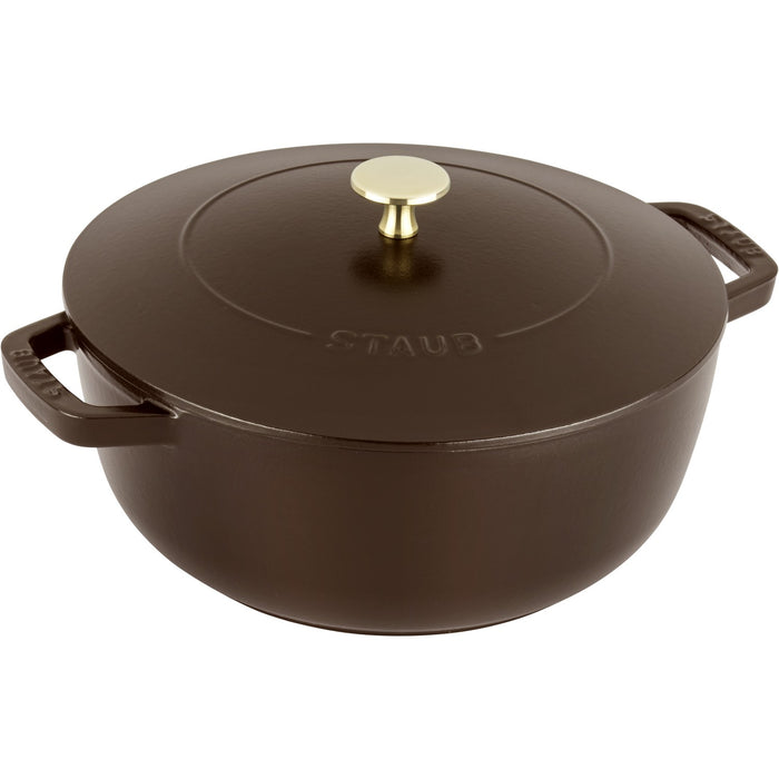 STAUB La Marmite, 20 cm | Chocolate | rund | Gusseisen