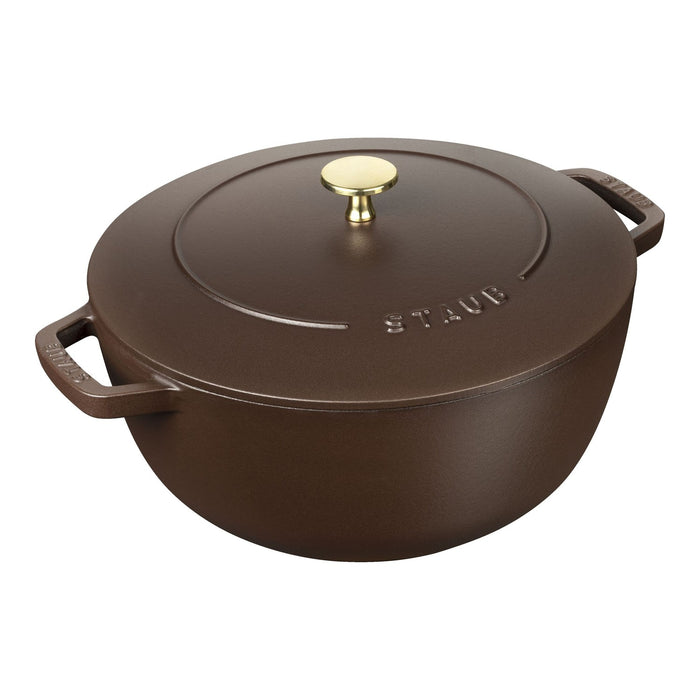 STAUB La Marmite, 26 cm | Chocolate | rund | Gusseisen