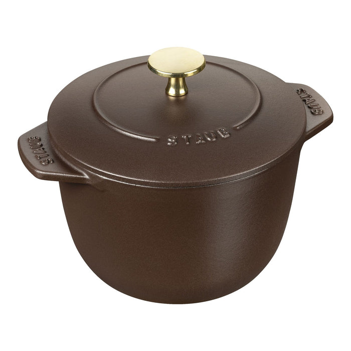 STAUB ReisCocotte, 16 cm | Chocolate | rund | Gusseisen