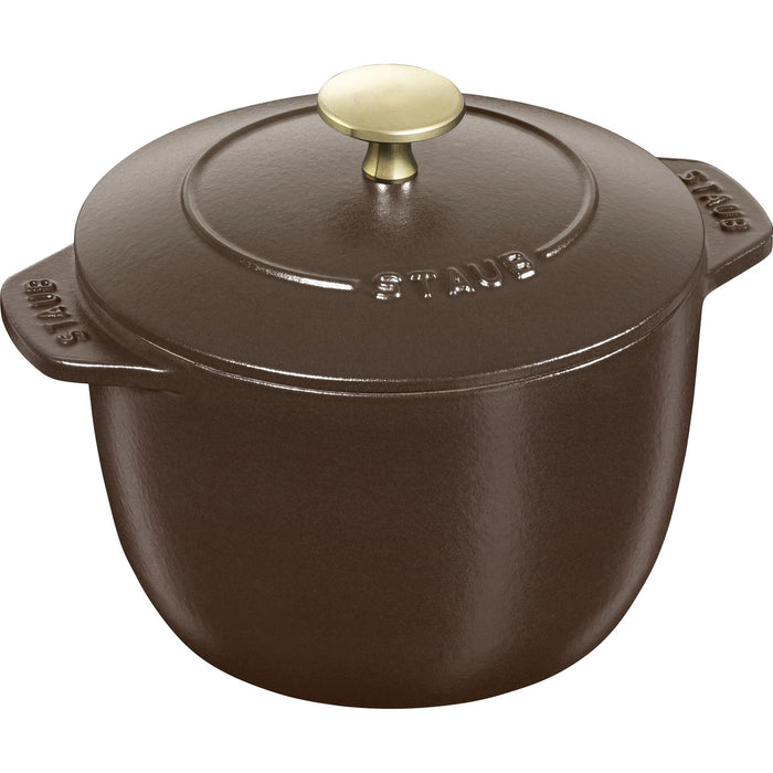 STAUB ReisCocotte, 20 cm | Chocolate | rund | Gusseisen