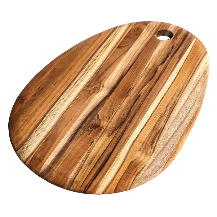 TEAKHAUS Ovales Schneidebrett, L