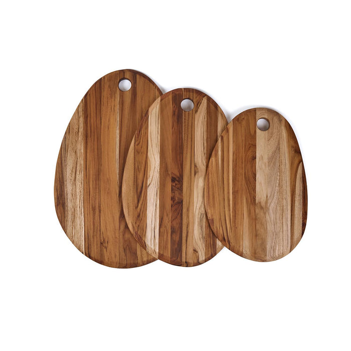 TEAKHAUS Ovales Schneidebrett, S