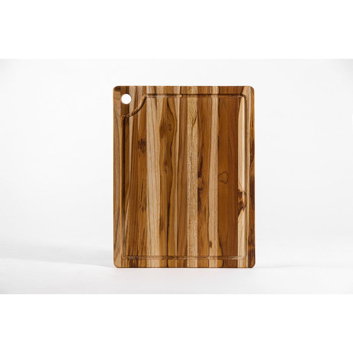 TEAKHAUS Schneidebrett mit Saftkanal, M