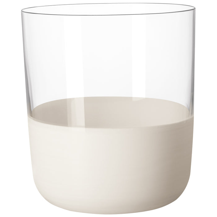 Villeroy & Boch Manufacture Rock blanc Whisky Tumbler, Set 4 tlg