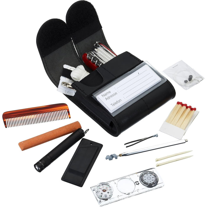 Victorinox Messer Survival-Kit Leder-Etui, Rot, 1.8812