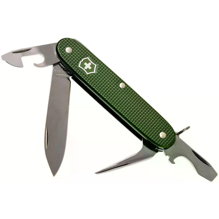 Victorinox Erwachsene Taschenmesser Pioneer, 93mm, Alox Limited Edition 2017, Olivgrün, Angabe