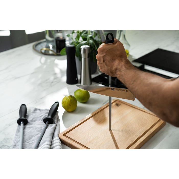ZWILLING Wetzstahl, 26 cm | Schwarz | verchromt