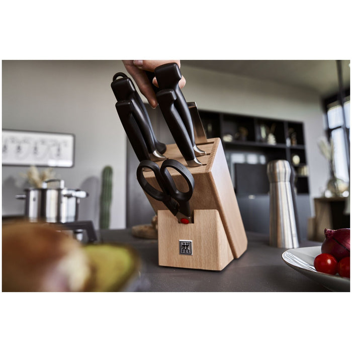 ZWILLING Messerblockset, 8-tlg | Buche | Natur