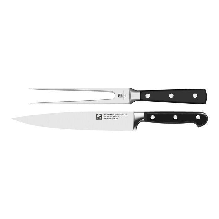 ZWILLING Messerset, 2-tlg | Fleischmesser 20 cm & Fleischgabel 18 cm