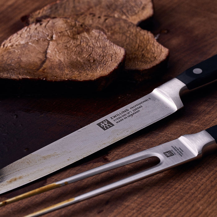 ZWILLING Messerset, 2-tlg | Fleischmesser 20 cm & Fleischgabel 18 cm