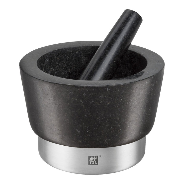 ZWILLING Mörser mit Stößel, 15 cm | rund | Schwarz | Granit