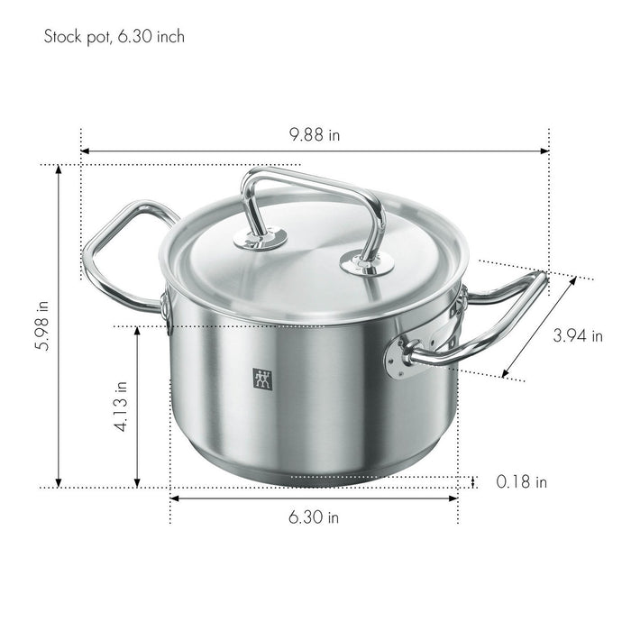 ZWILLING Kochtopf, 16 cm | 18/10 Edelstahl