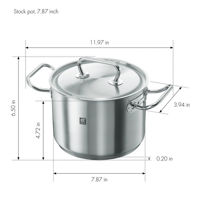 ZWILLING Kochtopf, 20 cm | 18/10 Edelstahl