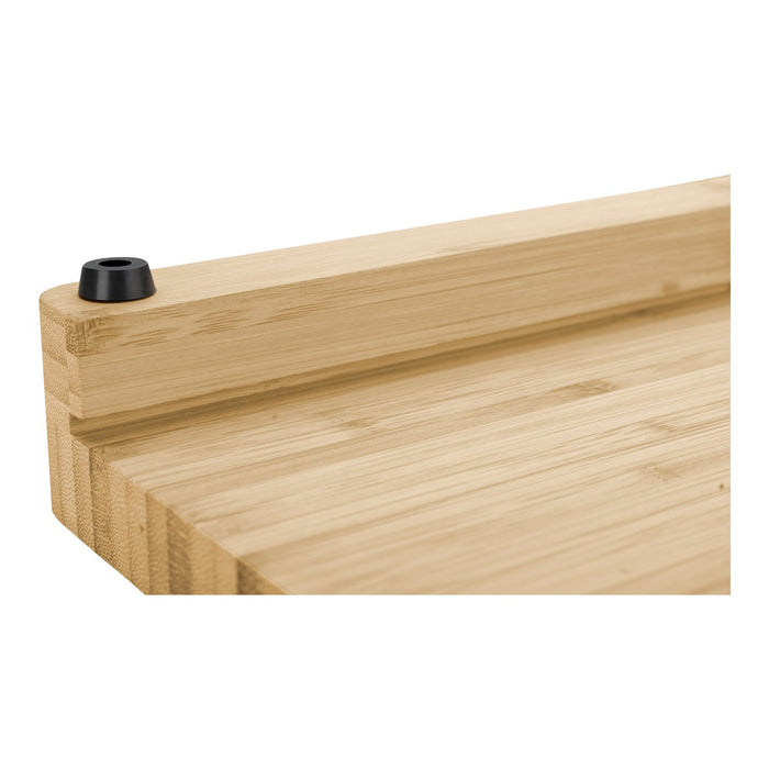 ZWILLING Schneidbrett mit Auffangschale, 39 cm x 30 cm | Bambus
