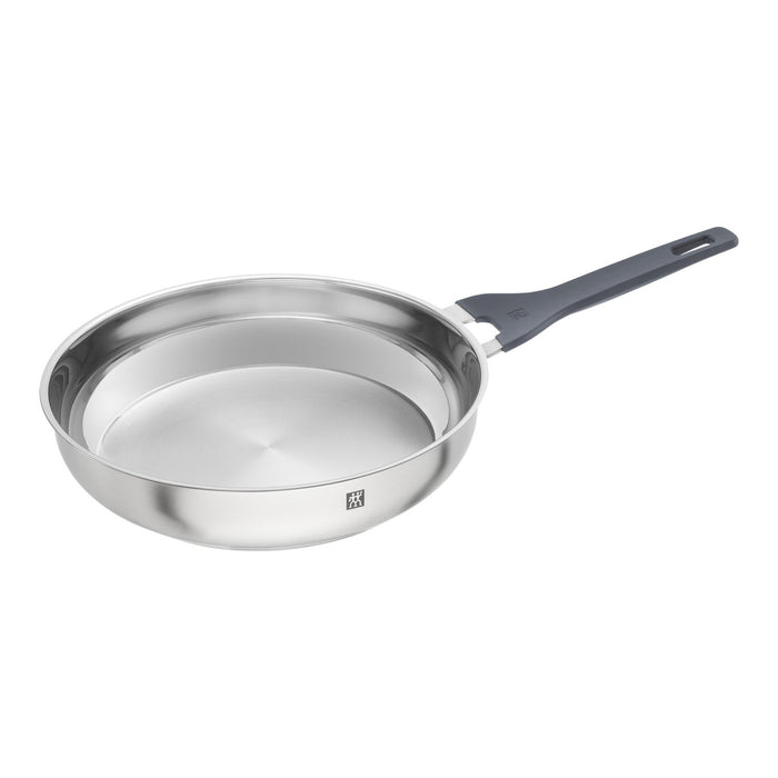 ZWILLING Bratpfanne, 28 cm | Steinoptik Grau | 18/10 Edelstahl