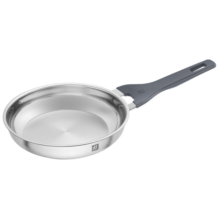 ZWILLING Bratpfanne, 20 cm | Steinoptik Grau | 18/10 Edelstahl