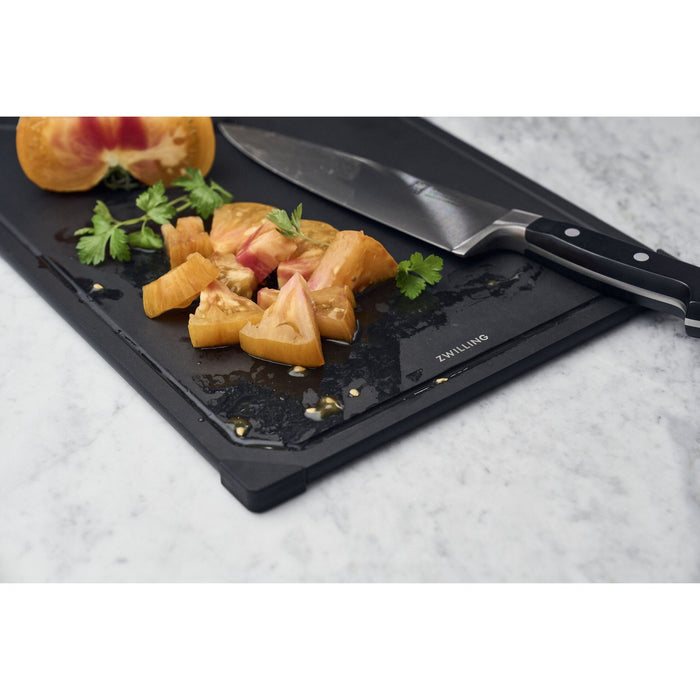 ZWILLING Schneidbrett, 37 cm x 25 cm | Schwarz | Fiberholz