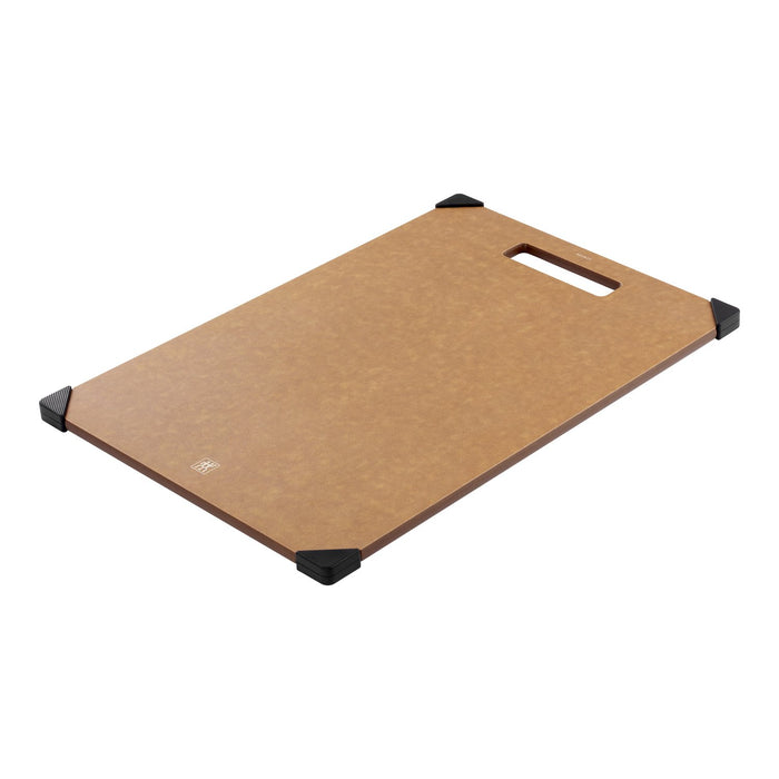 ZWILLING Schneidbrett, 37 cm x 25 cm | Braun-schwarz | Fiberholz