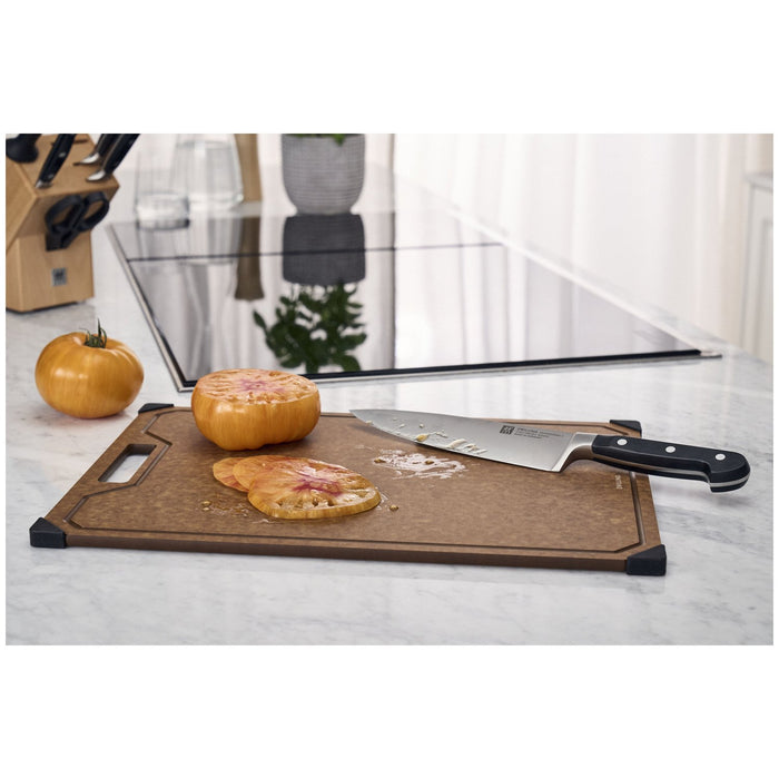 ZWILLING Schneidbrett, 37 cm x 25 cm | Braun-schwarz | Fiberholz