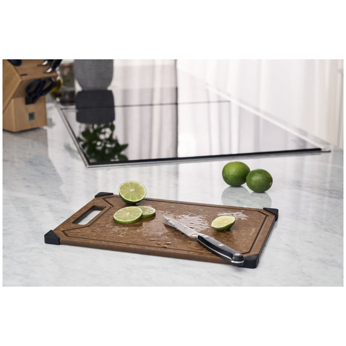 ZWILLING Schneidbrett, 37 cm x 25 cm | Braun-schwarz | Fiberholz