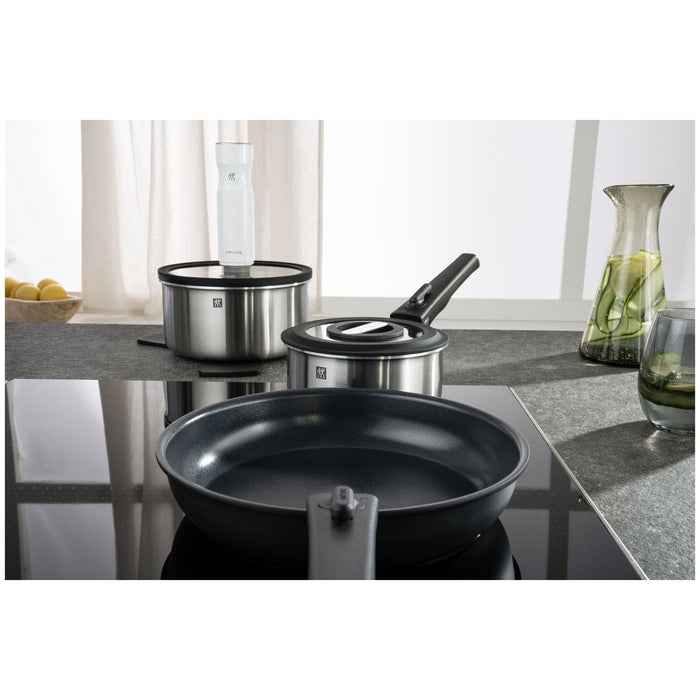 ZWILLING Bratpfanne, 24 cm | Schwarz | Aluminium