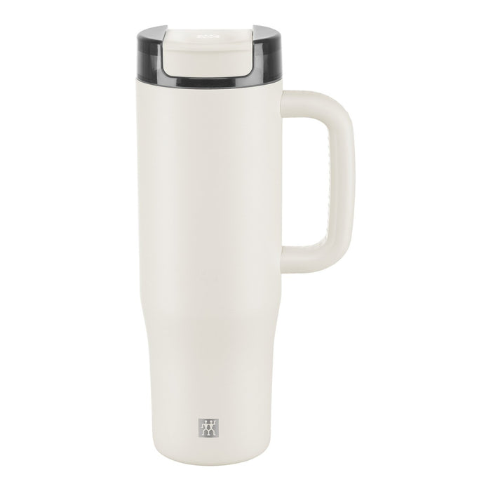ZWILLING Thermobecher mit Strohhalm, 900 ml | Edelstahl | Cream