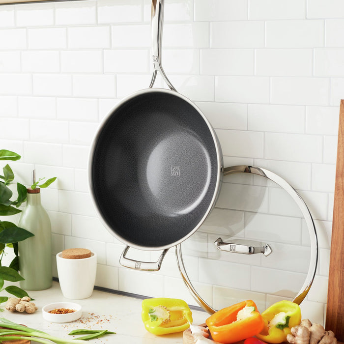 ZWILLING Wok mit Deckel, 30 cm | 18/10 Edelstahl